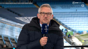 Gary Lineker Stadium Broadcasting Wallpaper