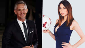 Gary Lineker With Maria Komandnaya Wallpaper