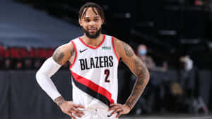 Gary Trent Jr Portland Trailblazers Jersey Wallpaper