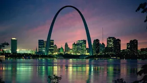 Gateway Arch Monument In St Louis, Missouri Wallpaper