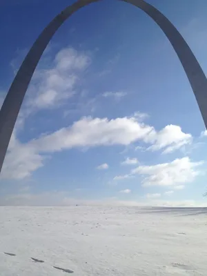 Gateway Arch White Sand Wallpaper