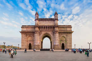 Gateway To India Cloudy Sky Wallpaper