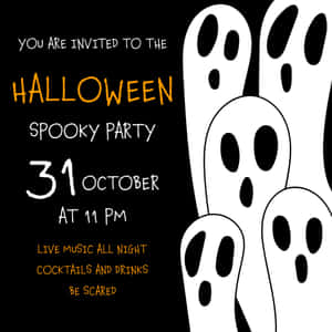 Gather Your Friends For A Spook-tacular Halloween Bash Wallpaper