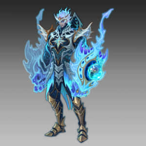 Gatotkaca Ice Fire Warrior Wallpaper