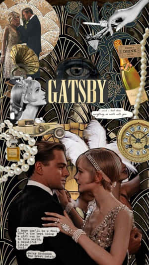 Gatsby Jazz Age Romance Wallpaper