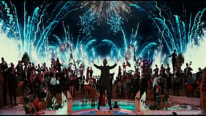 Gatsby Lavish Party Scene Wallpaper