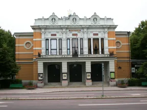 Gavle Theater Exterior Sweden Wallpaper