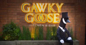 Gawky Goose Mascot Wallpaper