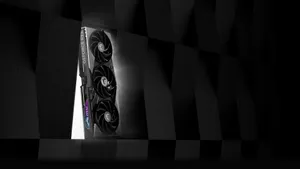 Ge Force R T X Graphics Card Abstract Background Wallpaper