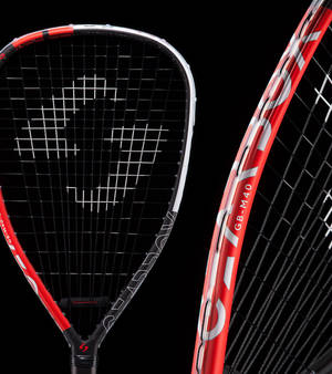 Gearbox Racquetball Racket On Black Background Wallpaper