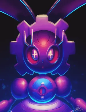 Geared Head Of Magearna Wallpaper