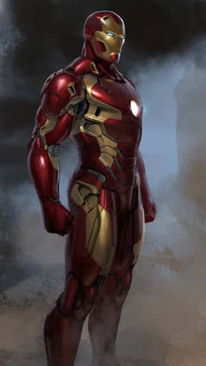 Gearing Up In Style With A Cool Iron Man Iphone Wallpaper