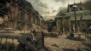 Gears Of War U E_ Cover Fire Wallpaper