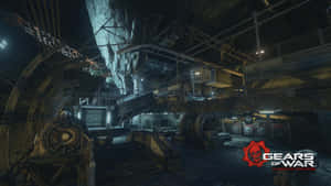 Gears Of War U E_ Industrial Night Setting Wallpaper