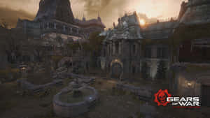 Gears Of War Ultimate Edition_ Courtyard Sunset Wallpaper