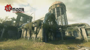 Gears Of War Ultimate Edition_ Dilapidated Building Scene Wallpaper