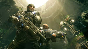 Gearsof War3 Delta Squad Readyfor Battle Wallpaper