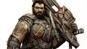 Gearsof War3 Marcus Fenix Artwork Wallpaper