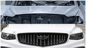 Geely Boyue Damagedand Intact Front Ends Wallpaper