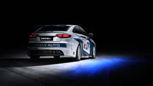 Geely Car In Action On The Road Wallpaper