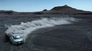Geely Emgrand Desert Drifting Wallpaper