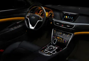Geely G C9 Luxury Interior Night Wallpaper