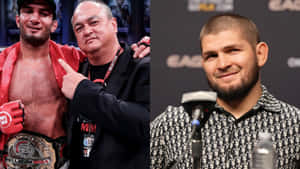 Gegard Mousasi And Khabib Nurmagomedov Wallpaper