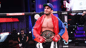 Gegard Mousasi Wearing Bellator Belt Wallpaper