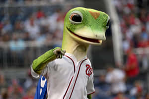 Geico Mascot Baseball Event Wallpaper