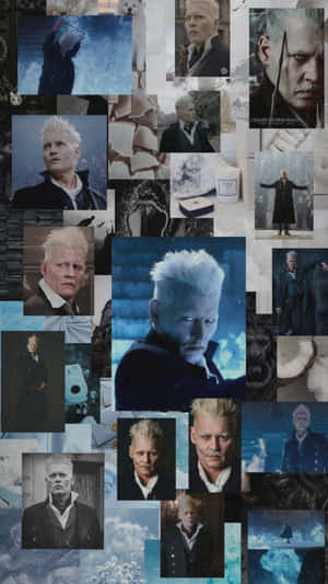 Gellert Grindelwald Character Collage Wallpaper