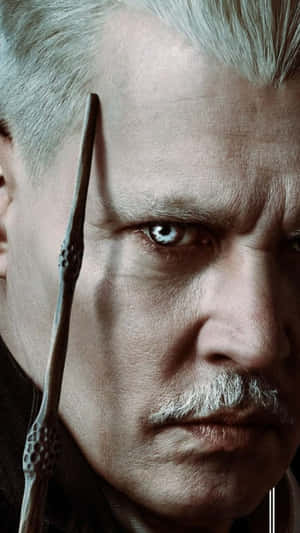 Gellert Grindelwald Close Up Wallpaper