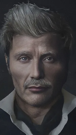 Gellert Grindelwald Portrait Wallpaper