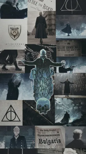 Gellert Grindelwald Rise And Power Wallpaper