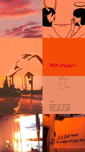 Gemini Aesthetic Collage Wallpaper