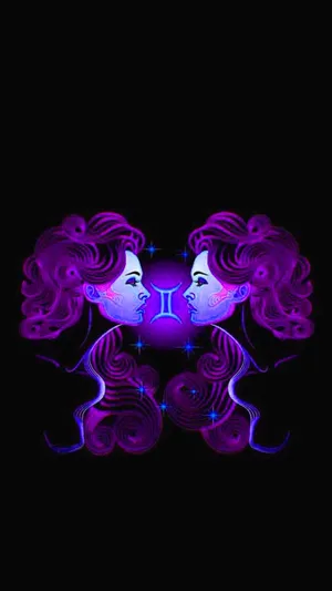 Gemini Zodiac Artwork Wallpaper