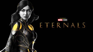 Gemma Chan Of Eternals Poster Wallpaper