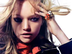 Gemma Ward Exuding Elegance In A Stunning Photoshoot. Wallpaper