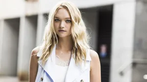 Gemma Ward Striking An Elegant Pose Wallpaper