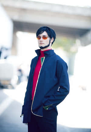 Gendo Ikari - Strategic Commander Of Nerv Wallpaper