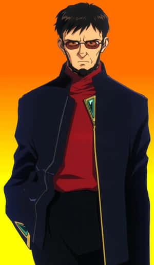 Gendo Ikari - The Strategic Commander Wallpaper
