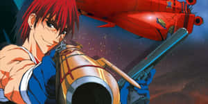 Gene Starwind With Caster Gun Outlaw Star Wallpaper