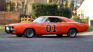 General Lee Car Road Parking Wallpaper