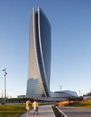 Generali Tower In Milan Wallpaper