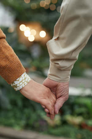 Generous Hands Of A Sweet Couple Wallpaper