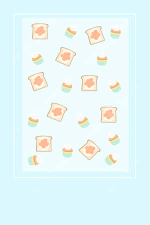 Generous Numbers Of Breads And Cupcakes Wallpaper