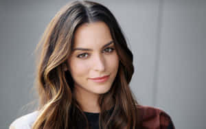 Genesis Rodriguez Striking A Pose In A Stunning Photoshoot Wallpaper