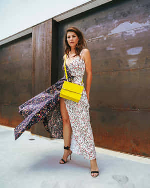 Genevieve Padalecki Smiling Wallpaper