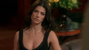 Genevieve Padalecki Striking A Pose Wallpaper