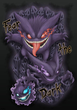 Gengar Fear The Dark Wallpaper