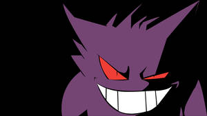 Gengar's Wicked Grin Wallpaper